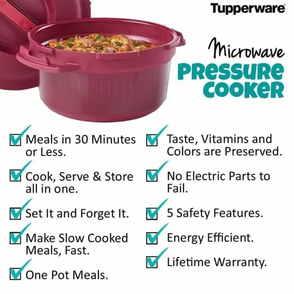 Tupperware Microwave Pressure Cooker - Picture 13 of 14